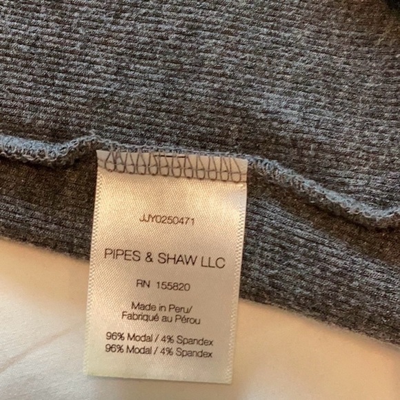 Veronica Beard Theresa Turtleneck Ruched Top Grey - Picture 5 of 5